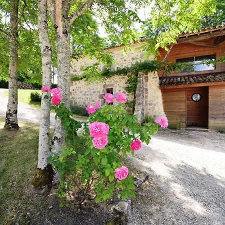 別荘 Cozy House In Lot With Pool And Terrace Saint-Caprais-de-Lerm